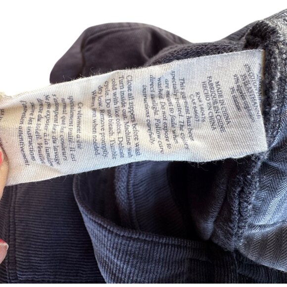 FAHERTY MENS 35 X 32 CORDUROY PANTS RUGGED GREY ORGANIC COTTON STRETCH 5 POCKET - Picture 5 of 7